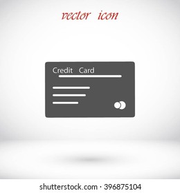 credit card vector  icon