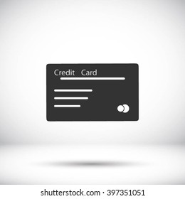 credit card vector  icon