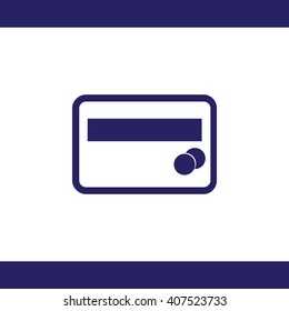 Credit card vector icon
