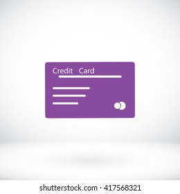 credit card vector  icon