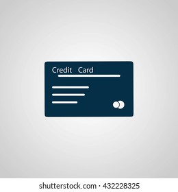 credit card vector  icon