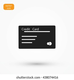 credit card vector  icon