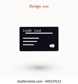 credit card vector  icon