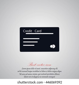 credit card vector  icon