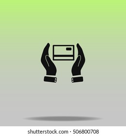 Credit card vector icon