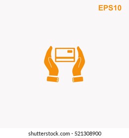 Credit card vector icon