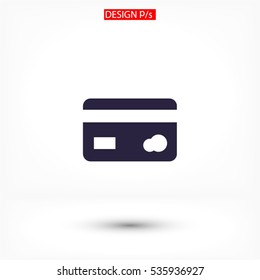 credit card  vector icon