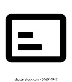 Credit Card Vector Icon