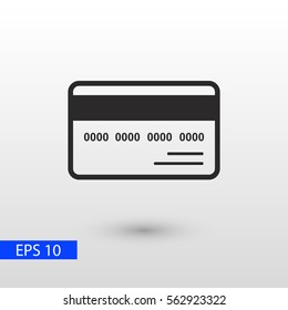 Credit card vector icon