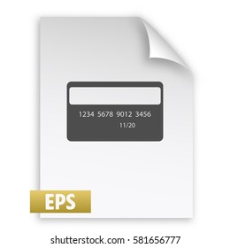 Credit card vector icon