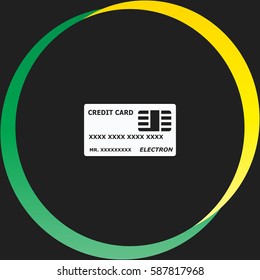 Credit Card vector  icon