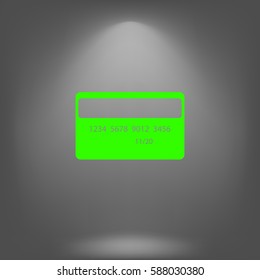 Credit card vector icon