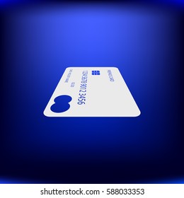 Credit card vector icon