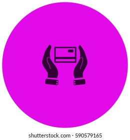Credit card vector  icon