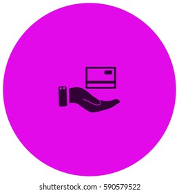 Credit card vector  icon