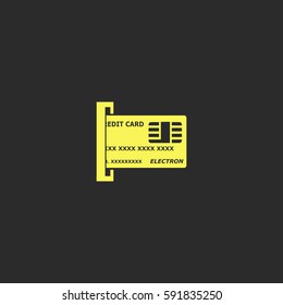 Credit Card vector  icon.