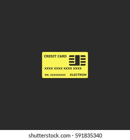 Credit Card vector  icon.