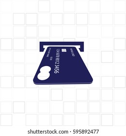 Credit card vector icon