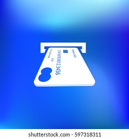 Credit card vector icon
