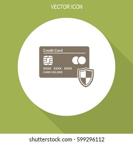 Credit Card vector Icon.