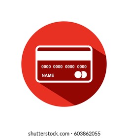 Credit card vector icon