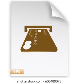 Credit card vector icon