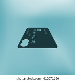 Credit card vector icon