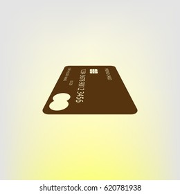 Credit card vector icon