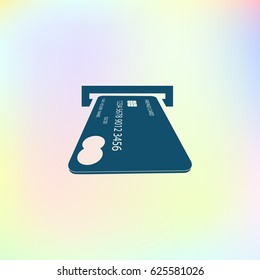 Credit card vector icon