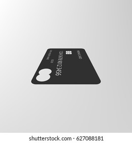 Credit card vector icon