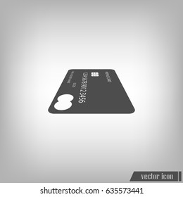Credit card vector icon