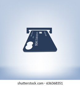 Credit card vector icon