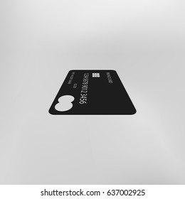 Credit card vector icon