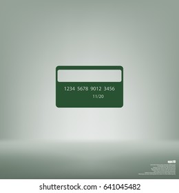 Credit card vector icon