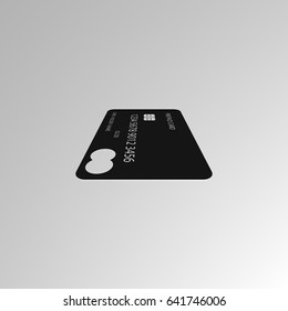 Credit card vector icon