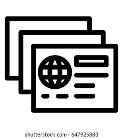 Credit Card Vector Icon