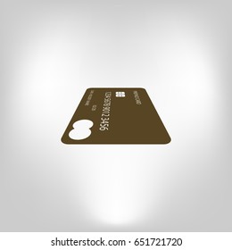 Credit card vector icon