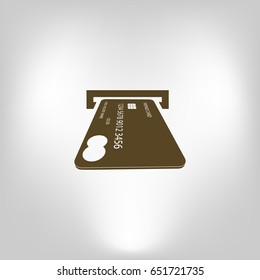 Credit card vector icon