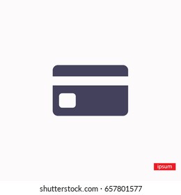 credit card Vector icon