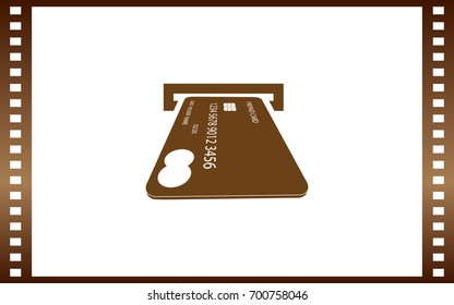 Credit card vector icon