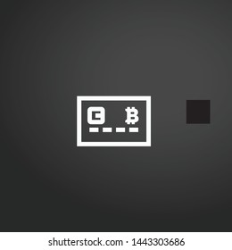 Credit Card vector icon. Credit Card concept stroke symbol design. Thin graphic elements vector illustration, outline pattern for your web site design, logo, UI. EPS 10.