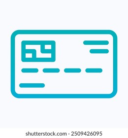 Ícone Vetor De Cartão De Crédito, Cartão De Débito, Ícone Método De Pagamento. Ícone De Gradiente Linear Isolado.