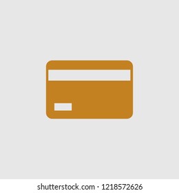 credit card, vector icon, illustration