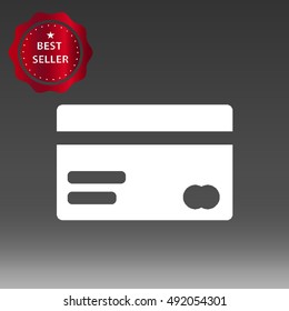 Credit Card Vector Icon Illustration