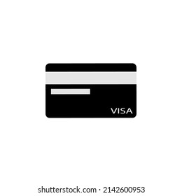 Credit Card Vector Icon Isolated on White Background, debit card, card, atm.