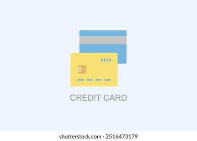 Credit Card Vector Icon Or Logo Illustration