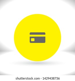 credit card Vector icon . Lorem Ipsum Illustration design