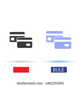 credit card Vector icon . Lorem Ipsum Illustration design