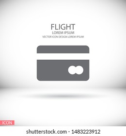 credit card Vector icon . Lorem Ipsum Illustration design