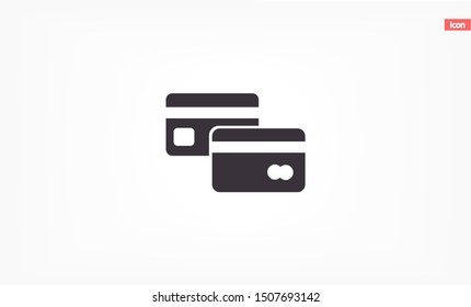 credit card Vector icon . Lorem Ipsum Illustration design